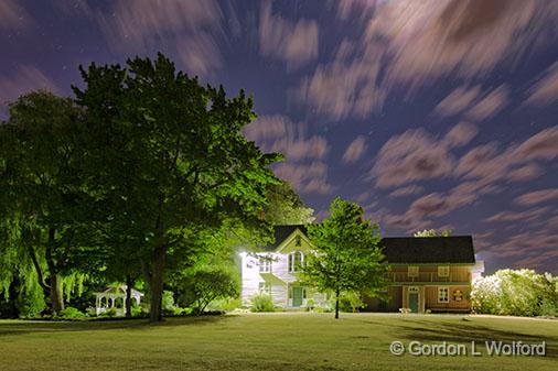 Heritage House At Night_25122-4.jpg - Photographed at Smiths Falls, Ontario, Canada.